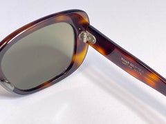 Vintage Oliver Goldsmith Dark Tortoise Oversized 1970 Made in England Sunglasses