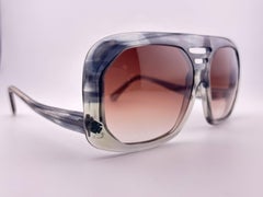 Gafas de sol vintage Oliver Goldsmith " EXETER " Tortuga Inglaterra sobredimensionadas