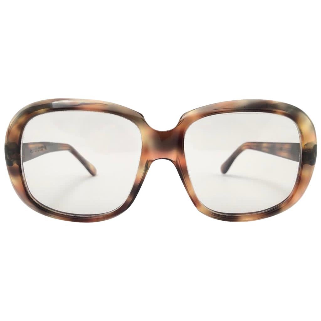 Occhiali da sole vintage Oliver Goldsmith " KAZ " tartaruga oversize Made in England