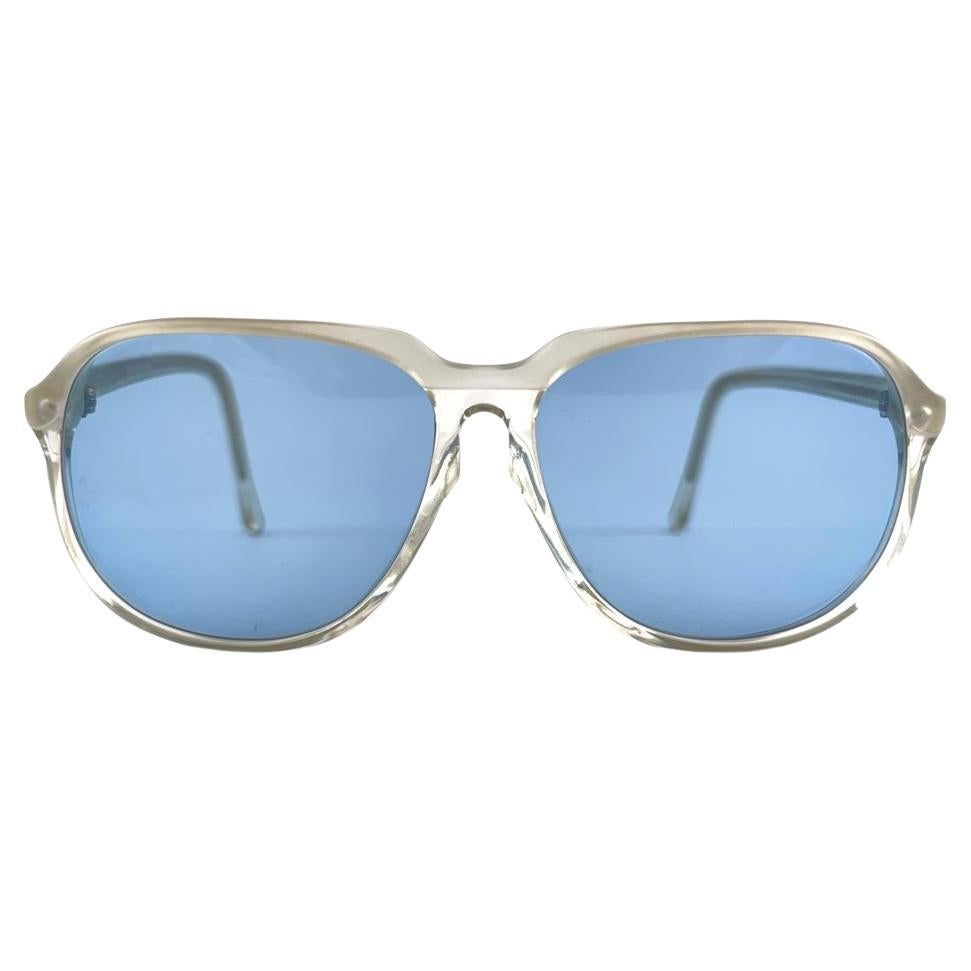Vintage Oliver Goldsmith " Marina " Translucent Frame Made In England Sunglasses
