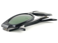 Vintage Oliver Goldsmith „“ Monaco „“, schwarze, elegante Vintage-Sonnenbrille Made in England