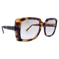 Vintage Oliver Goldsmith " NOAH " Lunettes de soleil marron translucides Fabriquées en Angleterre