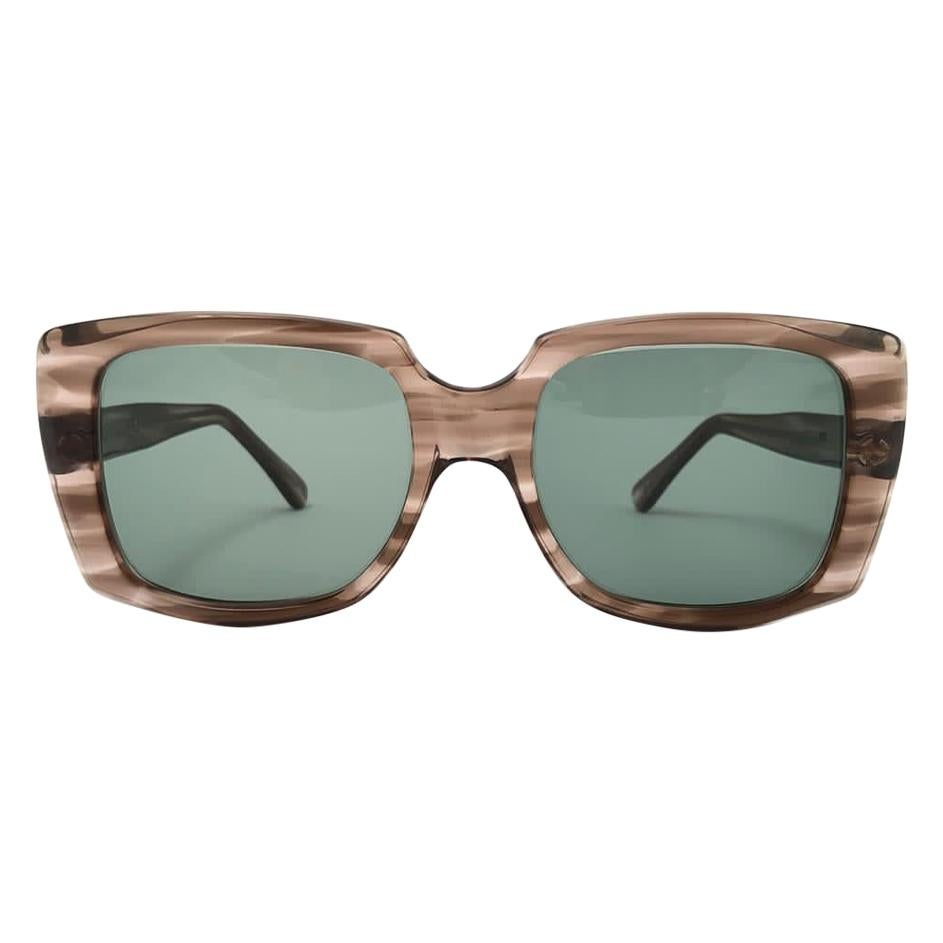 Vintage Oliver Goldsmith " NOAH "  Translucent Made in England Sunglasses For Sale