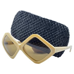 Vintage Oliver Goldsmith Rhombus Diamond Shaped Sunglasses 1960's Made in France