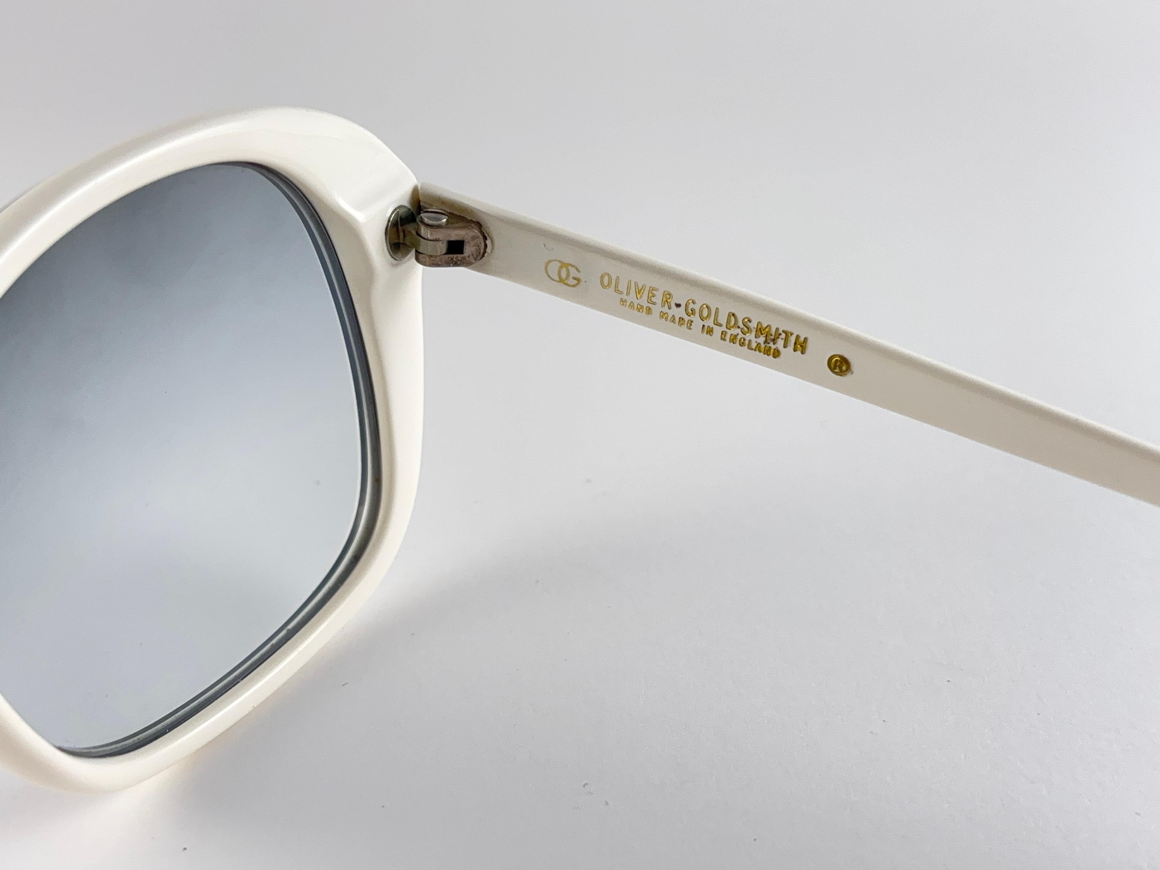 Oliver Goldsmith SACHA surdimensionné  Lunettes de soleil Made in England en vente 1