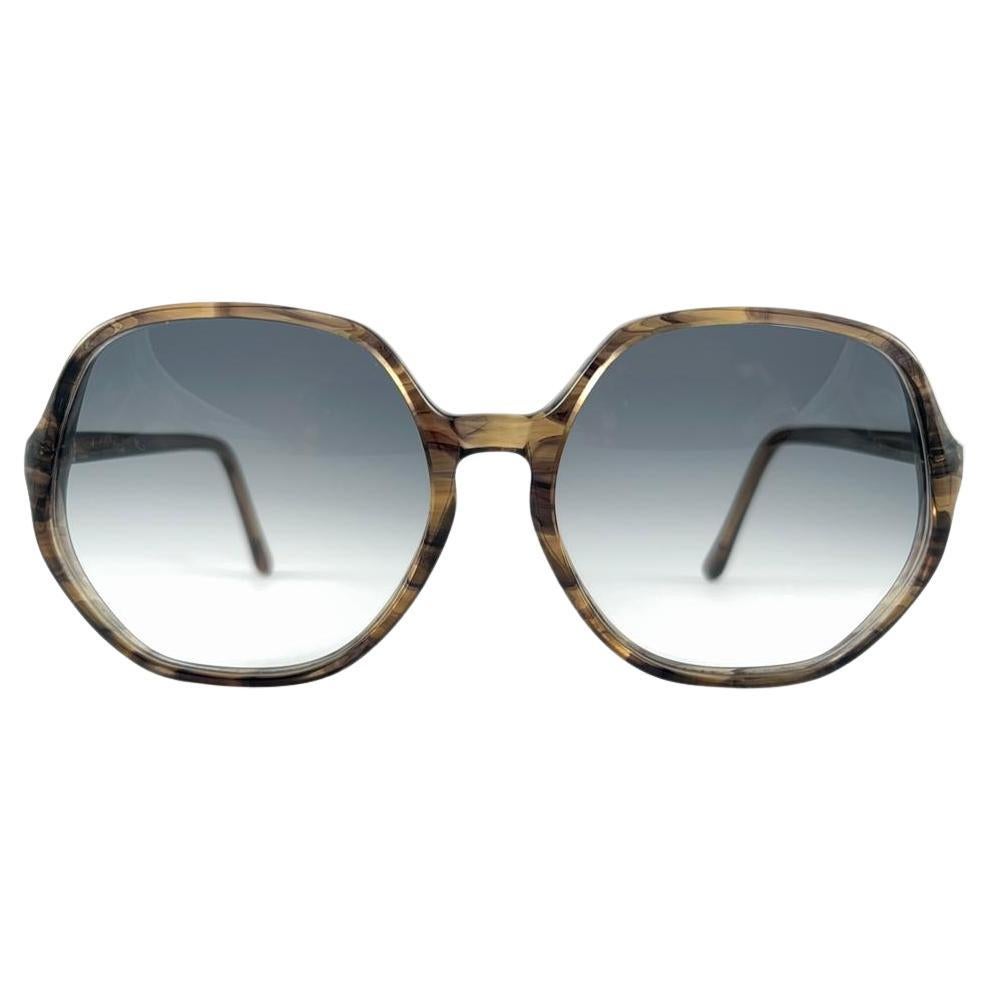 Vintage Oliver Goldsmith Toosday Oversized Tortoise Made In England Sunglasses For Sale