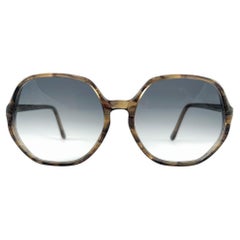 Lunettes de soleil vintage Oliver Goldsmith Toosday surdimensionnées en écailles de tortue fabriquées en Angleterre