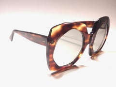 Vintage Oliver Goldsmith Schildpatt übergroß 1970 Made in England Vintage Sonnenbrille