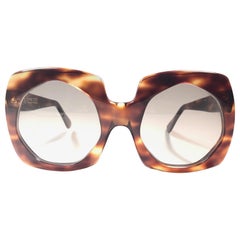 Gafas de sol vintage Oliver Goldsmith Tortoise Oversized 1970 Made in England