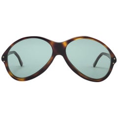 Vintage Oliver Goldsmith Schildpatt übergroße flache Linse gemacht in England Sonnenbrille