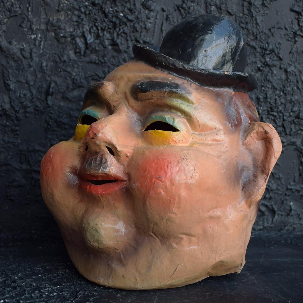 paper mache head mask