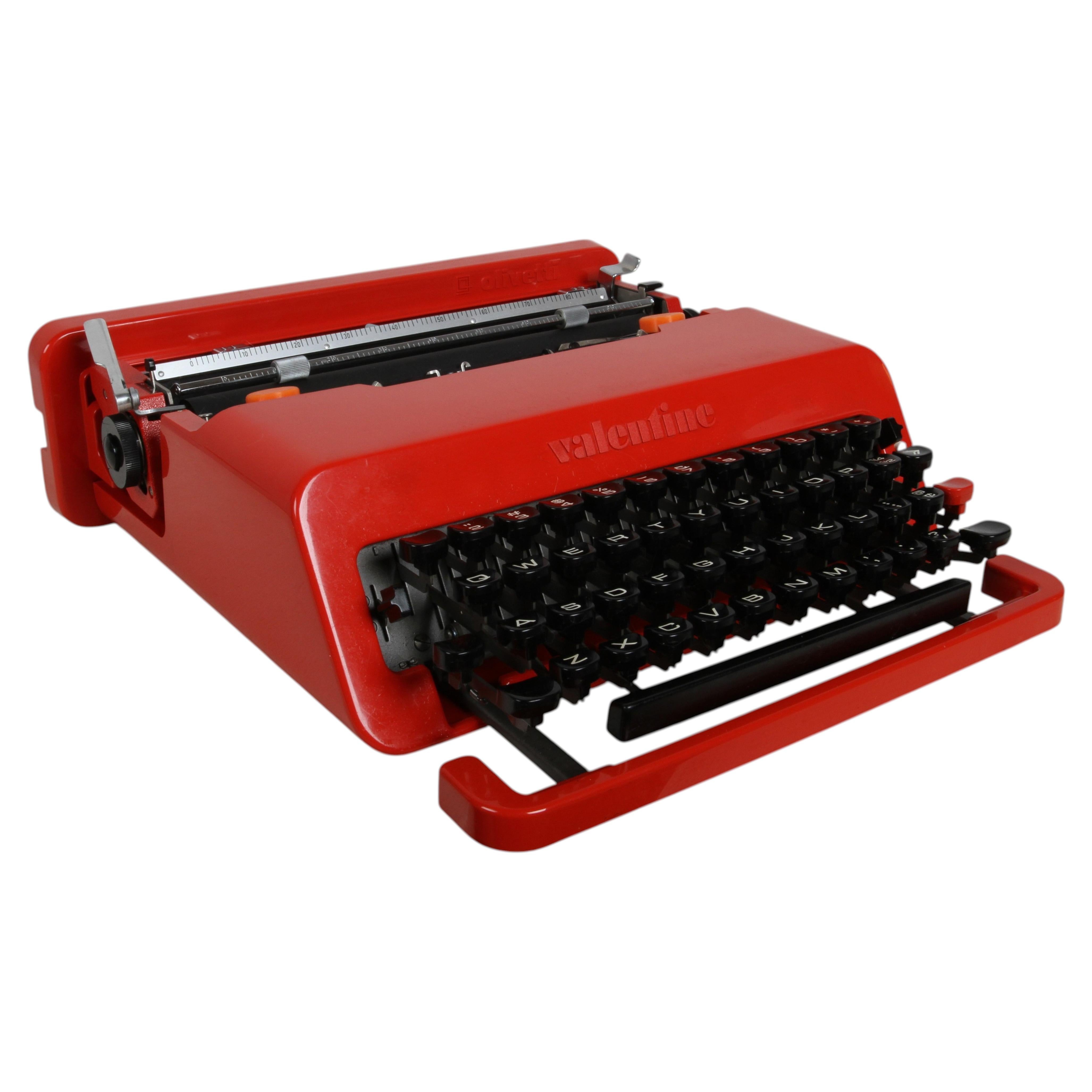 Olivetti Valentine Typewriter Designed by Ettore Sottsass and