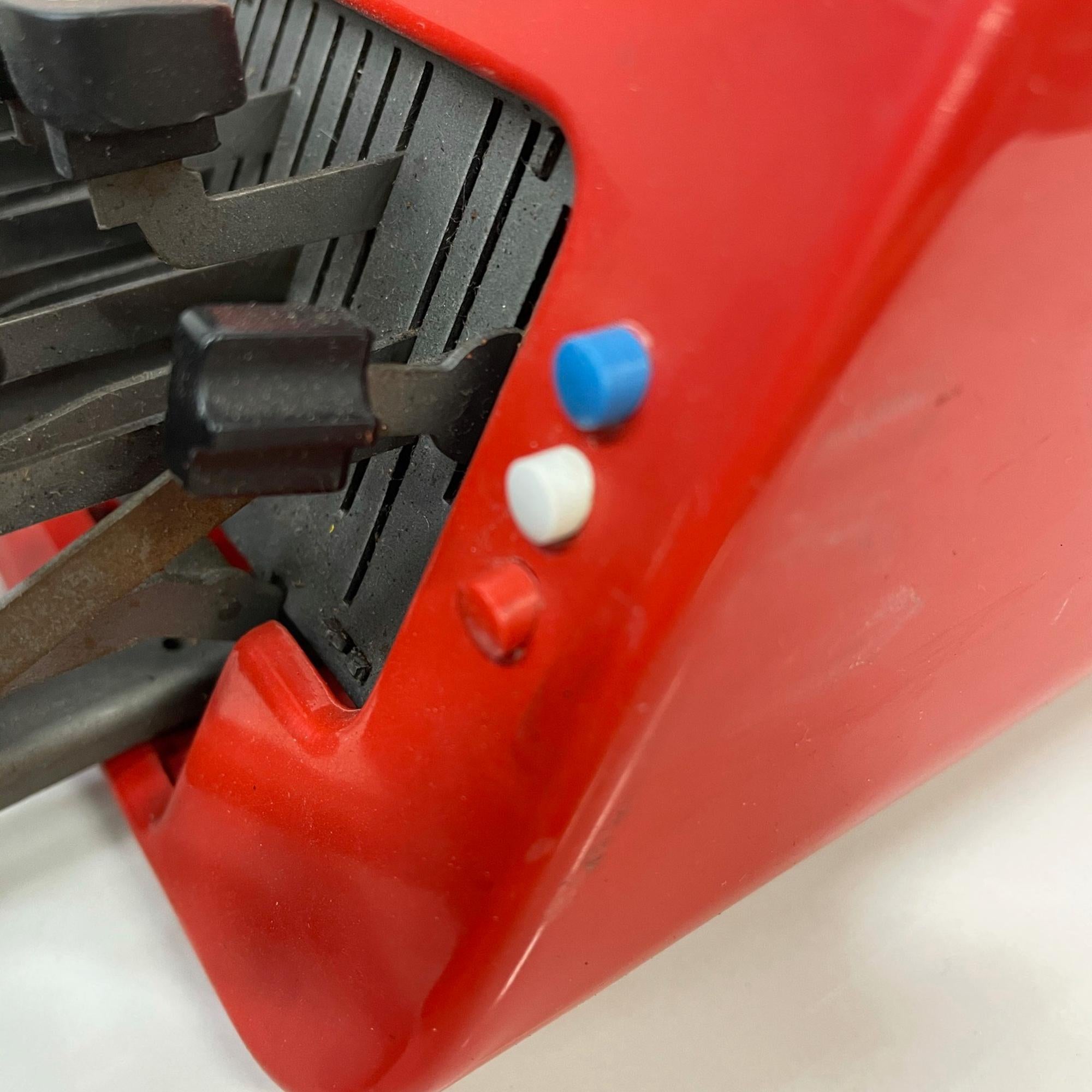 Vintage Olivetti Red Valentine Typewriter by Ettore Sottsass Memphis 1