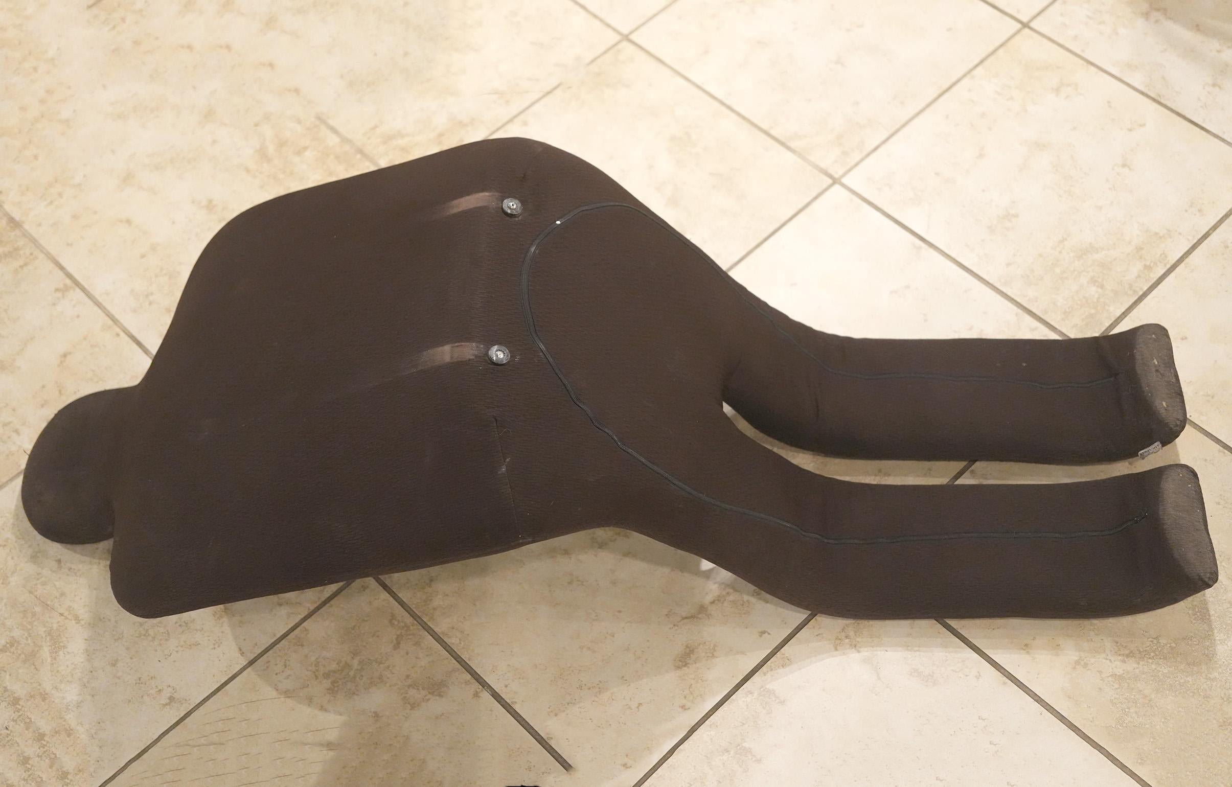 Vintage Olivier Mourgue 'Bouloum' Chaise Lounge Chairs Body Form- 3 Available In Good Condition In Ft. Lauderdale, FL