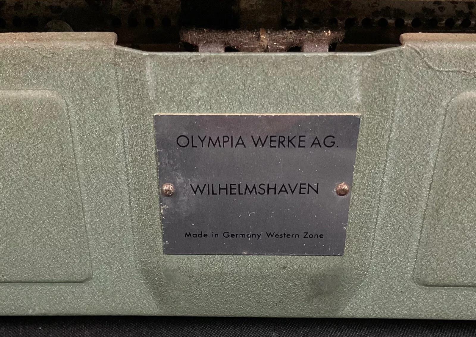 Vintage Olympia SM3 Schreibtischschreibtischschreibtisch, 1953, AZERTY Keyboard, Deutschland - 2Y525 im Angebot 7