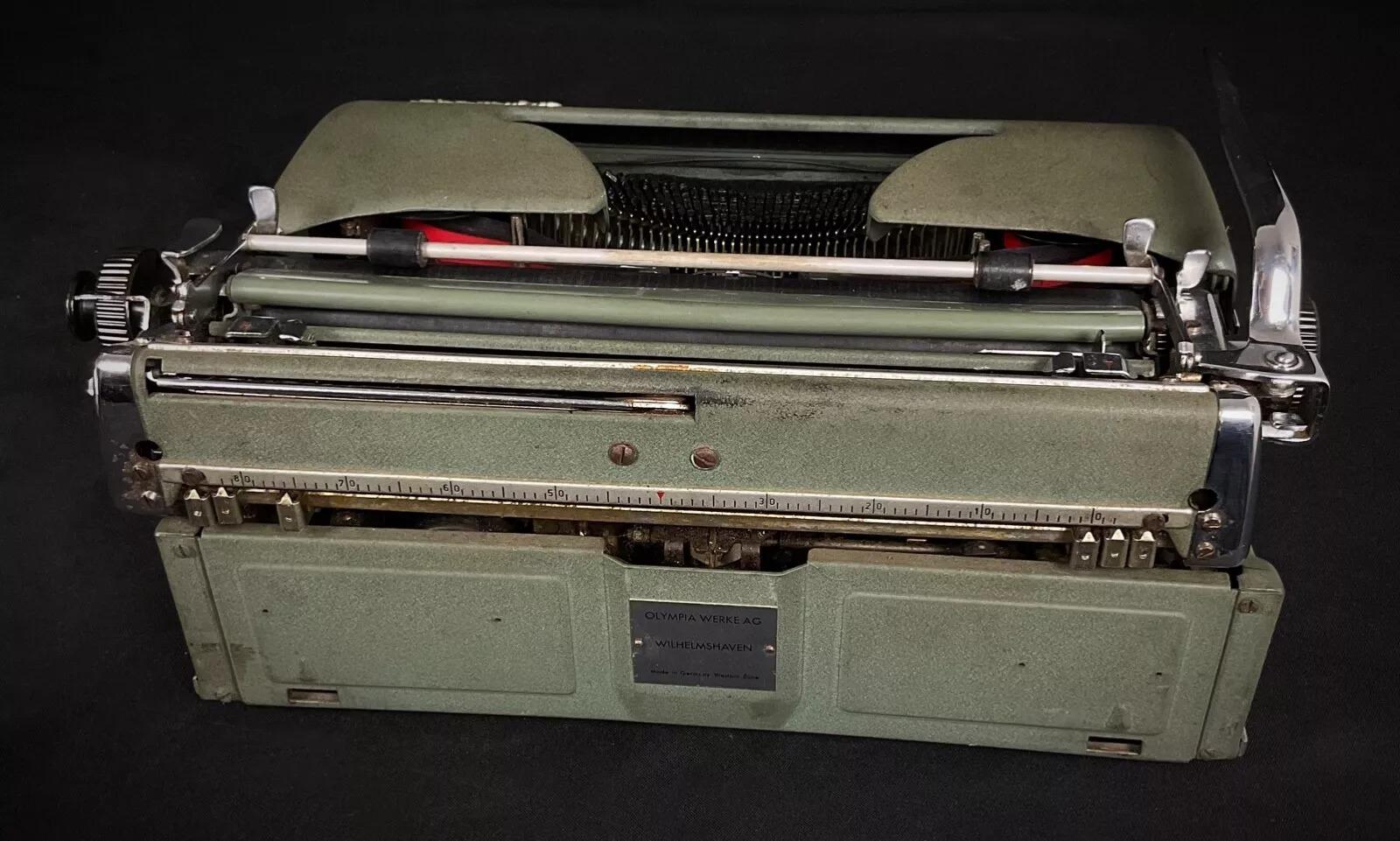 Vintage Olympia SM3 Schreibtischschreibtischschreibtisch, 1953, AZERTY Keyboard, Deutschland - 2Y525 im Angebot 8