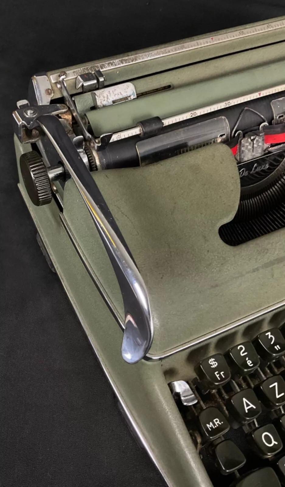 Vintage Olympia SM3 Schreibtischschreibtischschreibtisch, 1953, AZERTY Keyboard, Deutschland - 2Y525 im Angebot 9