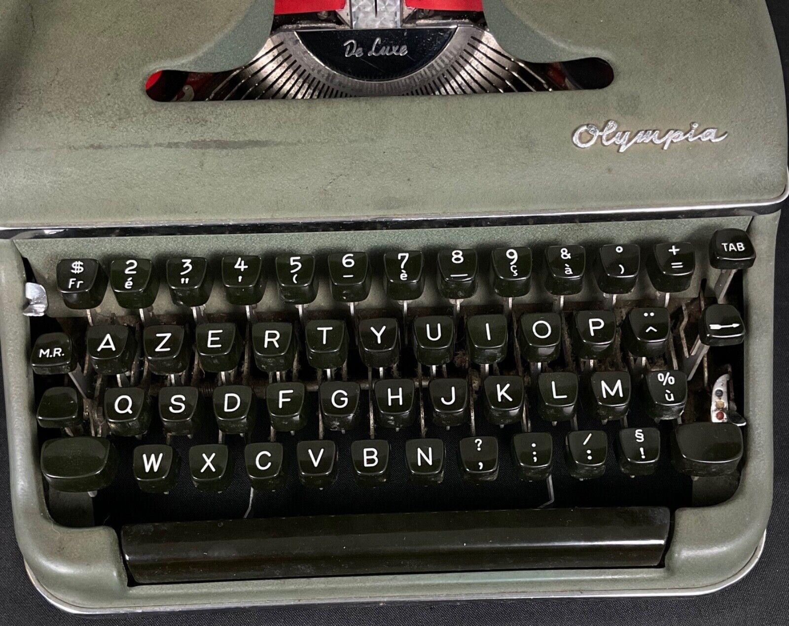 Vintage Olympia SM3 Schreibtischschreibtischschreibtisch, 1953, AZERTY Keyboard, Deutschland - 2Y525 (Metall) im Angebot