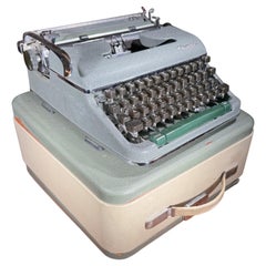 Vintage Olympia SM4  Portable Typewriter, Made In West Germany