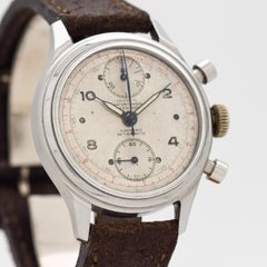 Vintage Olympic Chronograph Stainless Steel Watch, 1950s