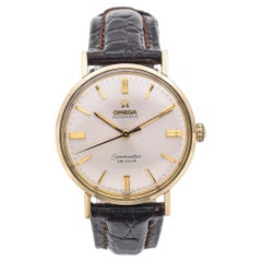 Vintage Omega 14k Yellow Gold Seamaster De Ville Automatic Watch