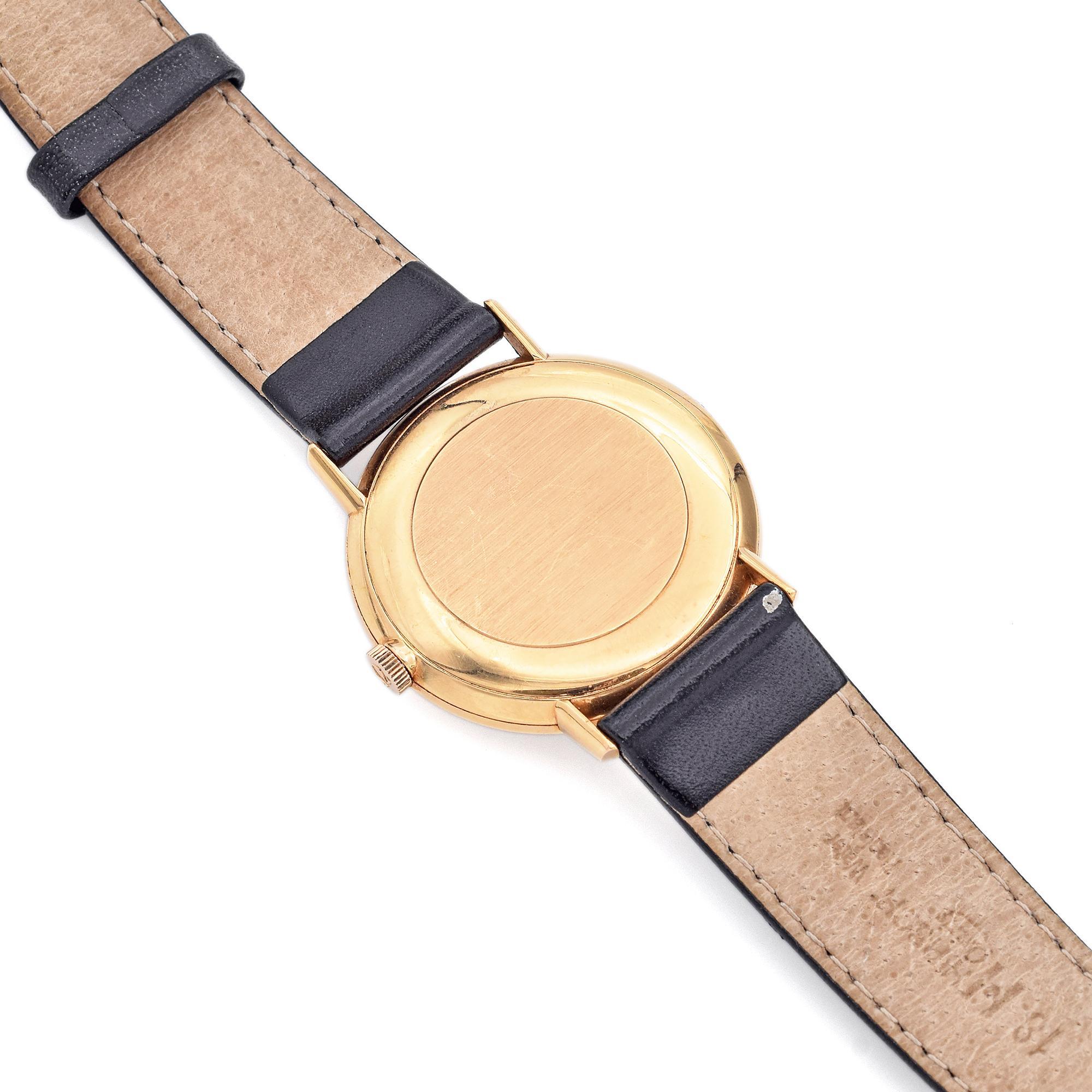 Vintage Omega 18K Gold Hand Wind Men's Dress Watch 33mm 2