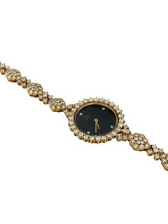 Vintage Omega 18K Yellow Gold Diamond Cocktail Watch