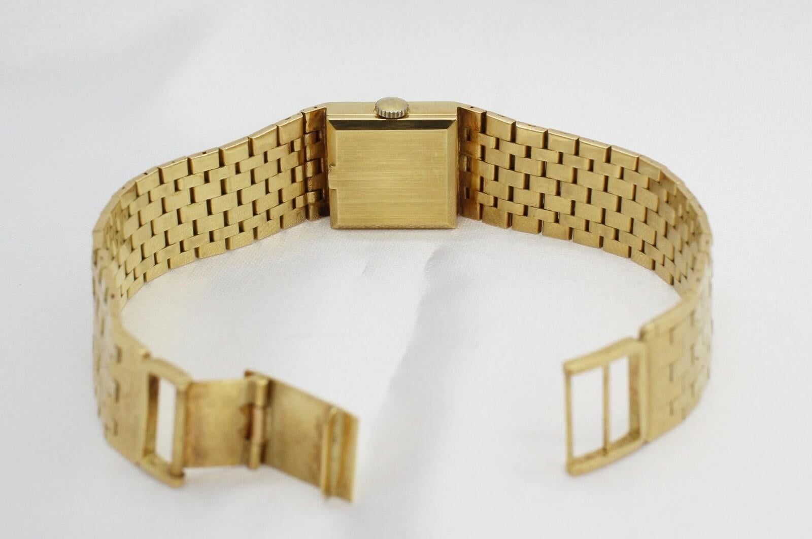 Vintage Omega 18k Gelbgold Damenuhr 17mm - 45.0g Vintage im Angebot 5