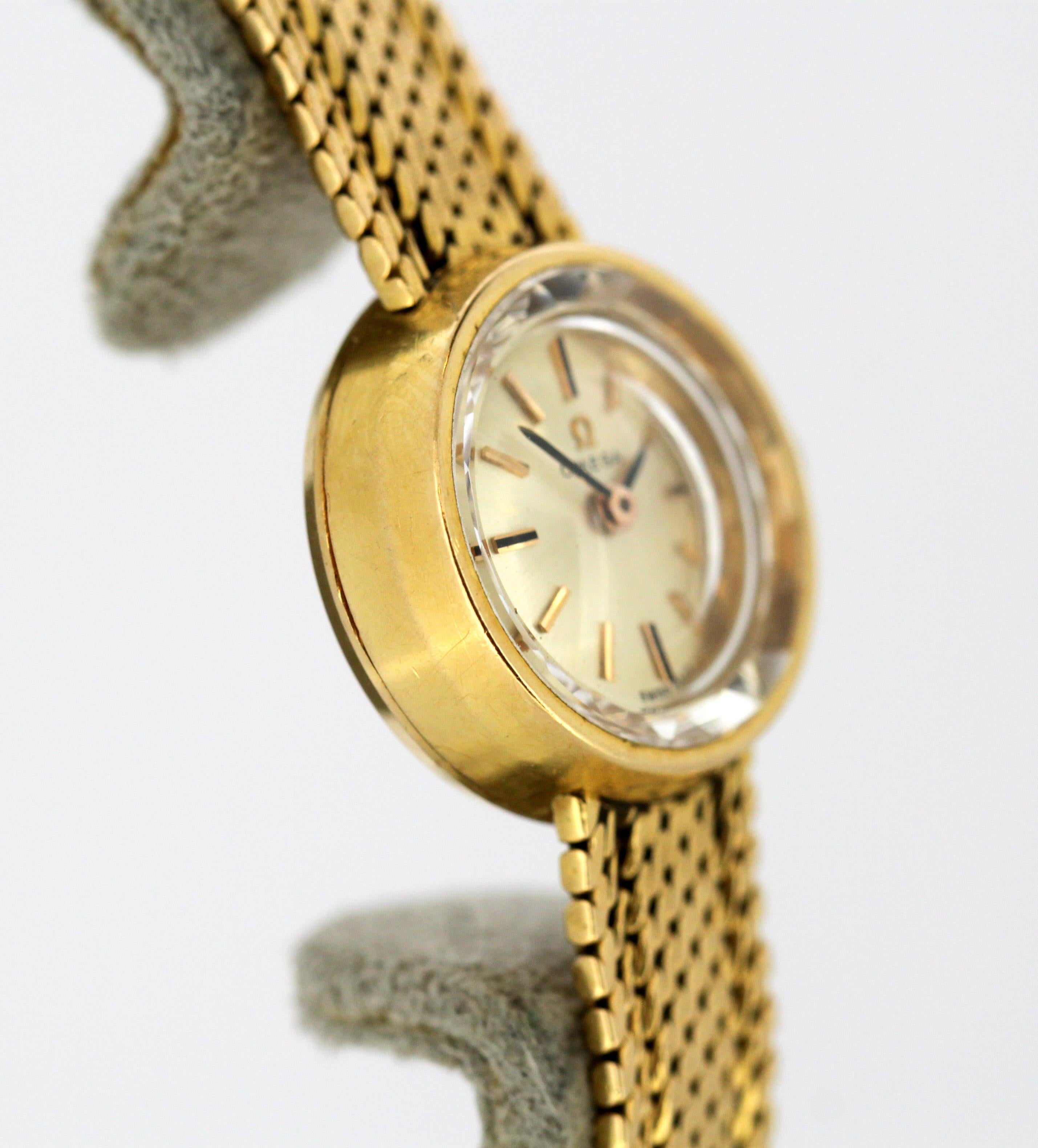 vintage omega women's gold watches