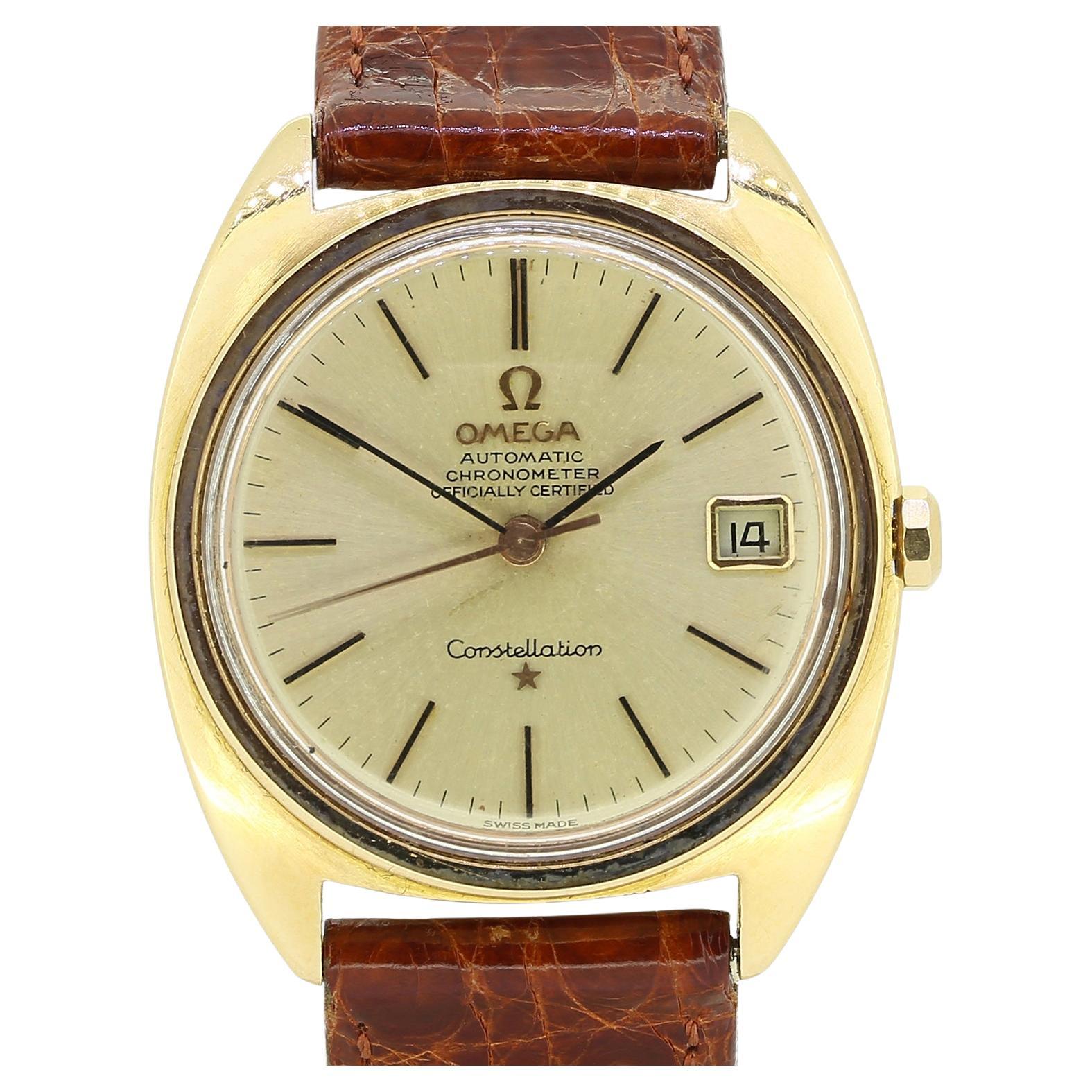 Vintage Omega Automatic Constellation Watch For Sale