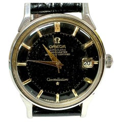 Vintage Omega Black Dial Constellation Watch