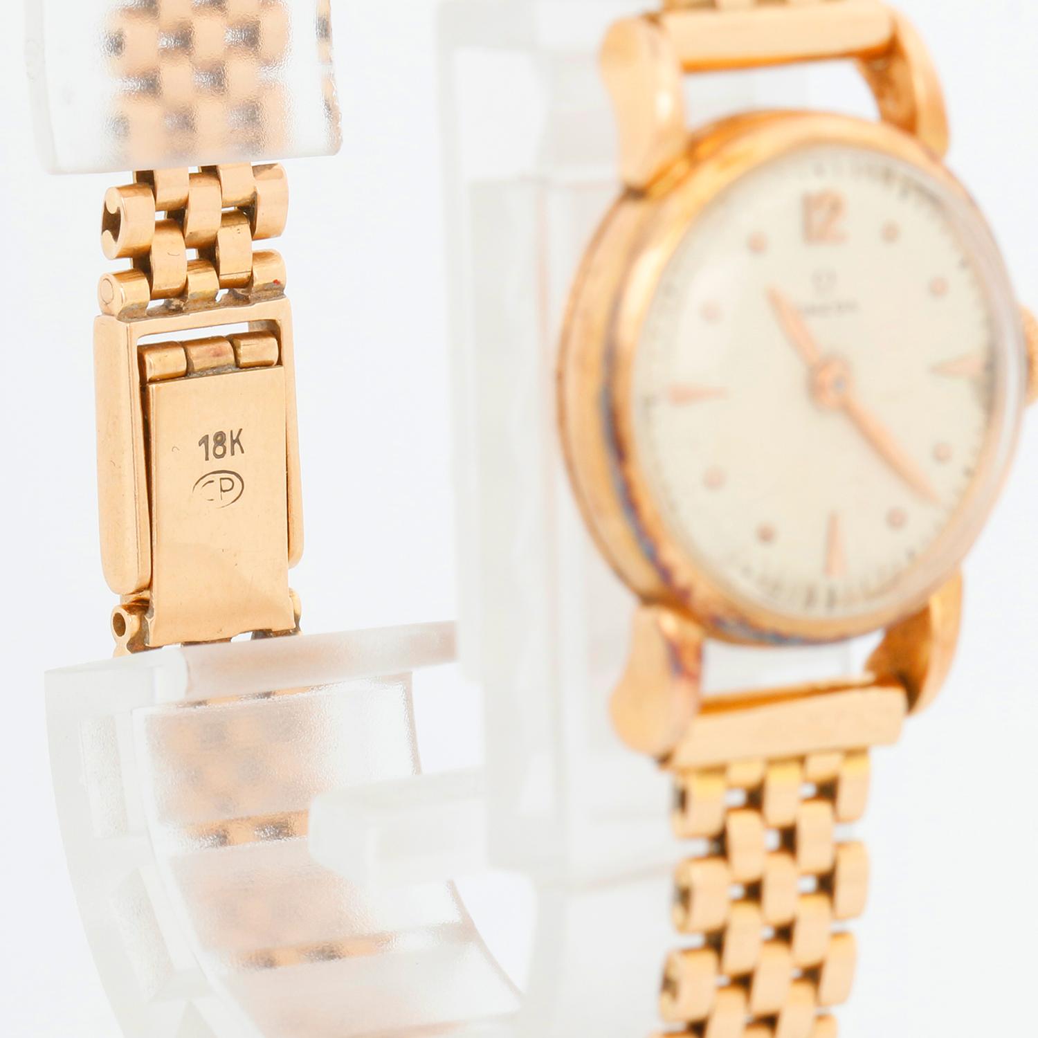 Vintage Omega Classic 18K Roségold Damenuhr, Vintage 3