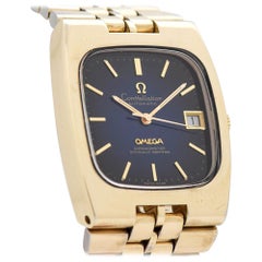 Montre vintage Omega Constellation en or jaune 14 carats remplie, 1971