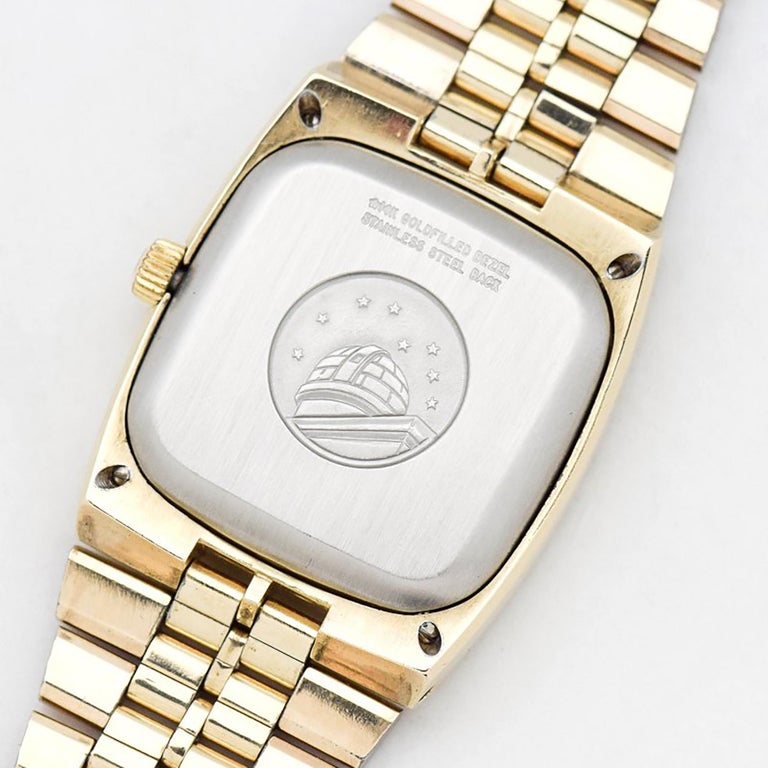 Vintage Omega Constellation 14 Karat Yellow Gold Filled Watch with