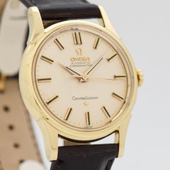 Vintage Omega Constellation 14K Yellow Gold Watch, 1961