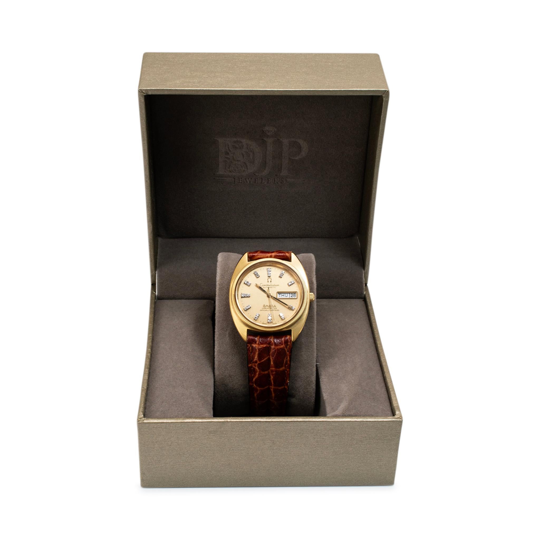 Omega Constellation 35MM 1680057 Orologio automatico con quadrante diamantato Omega Constellation 35MM 1680057 Orologio automatico con quadrante diamantato Omega Constellation 35MM 1680057 Orologio automatico ⧏34⧐ 3