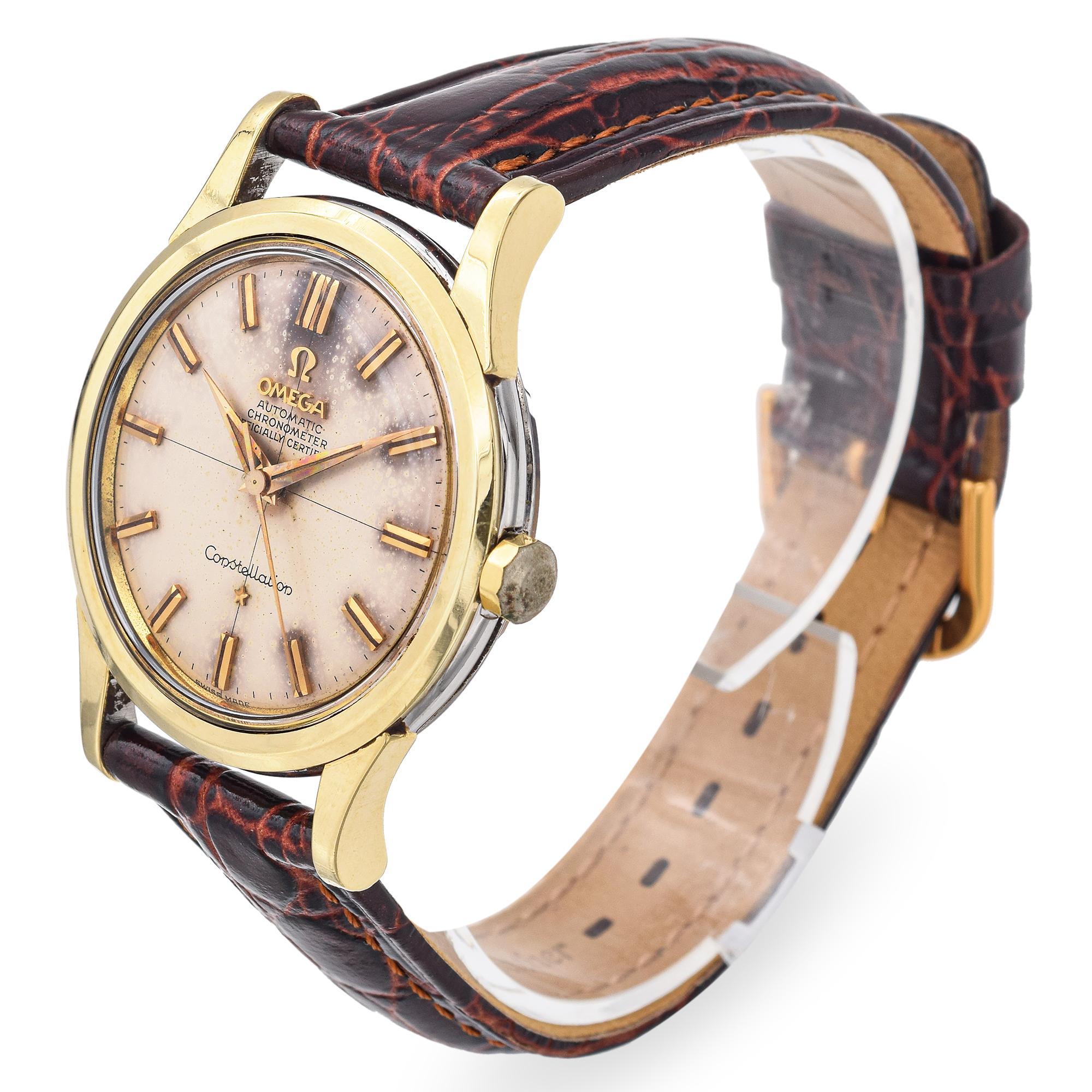 Brand: Omega
Model: Constellation
Reference Number: 2852
Caliber: 505
Case Size: 34mm
Movement: Automatic
Bracelet Size: 8