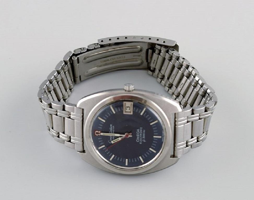 Vintage Omega Constellation Chronometer wristwatch. 1970s.
Case diameter: 38 mm.
In excellent condition.
Stamped.
All watches are thoroughly serviced by our professional watchmaker.