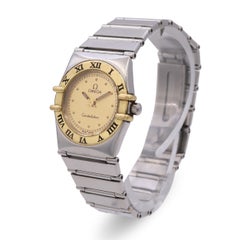 Vintage Omega Constellation Two Tone Ladies Quartz Watch