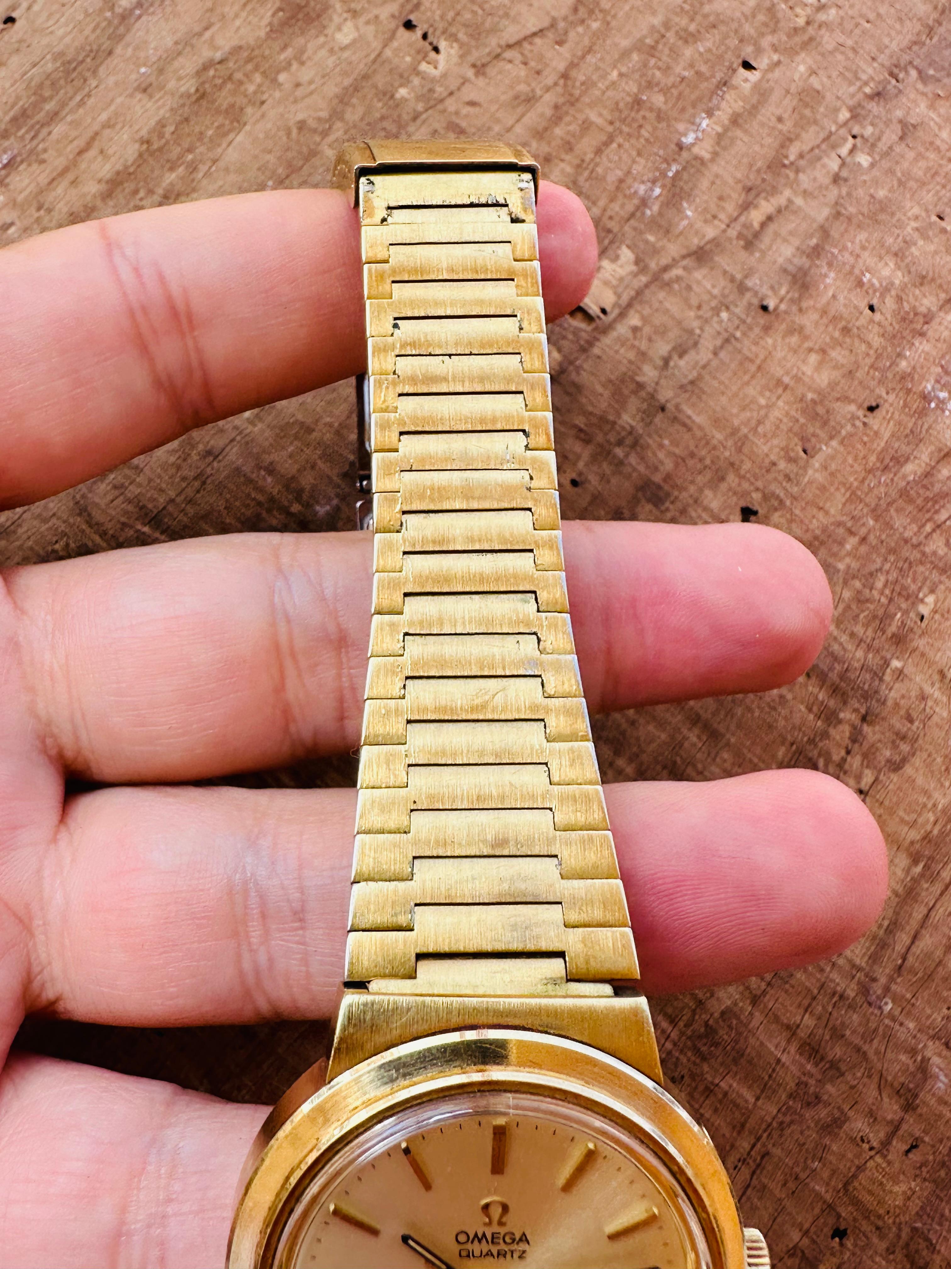 Omega Montre vintage Day Date plaquée or 1960058, années 70 6