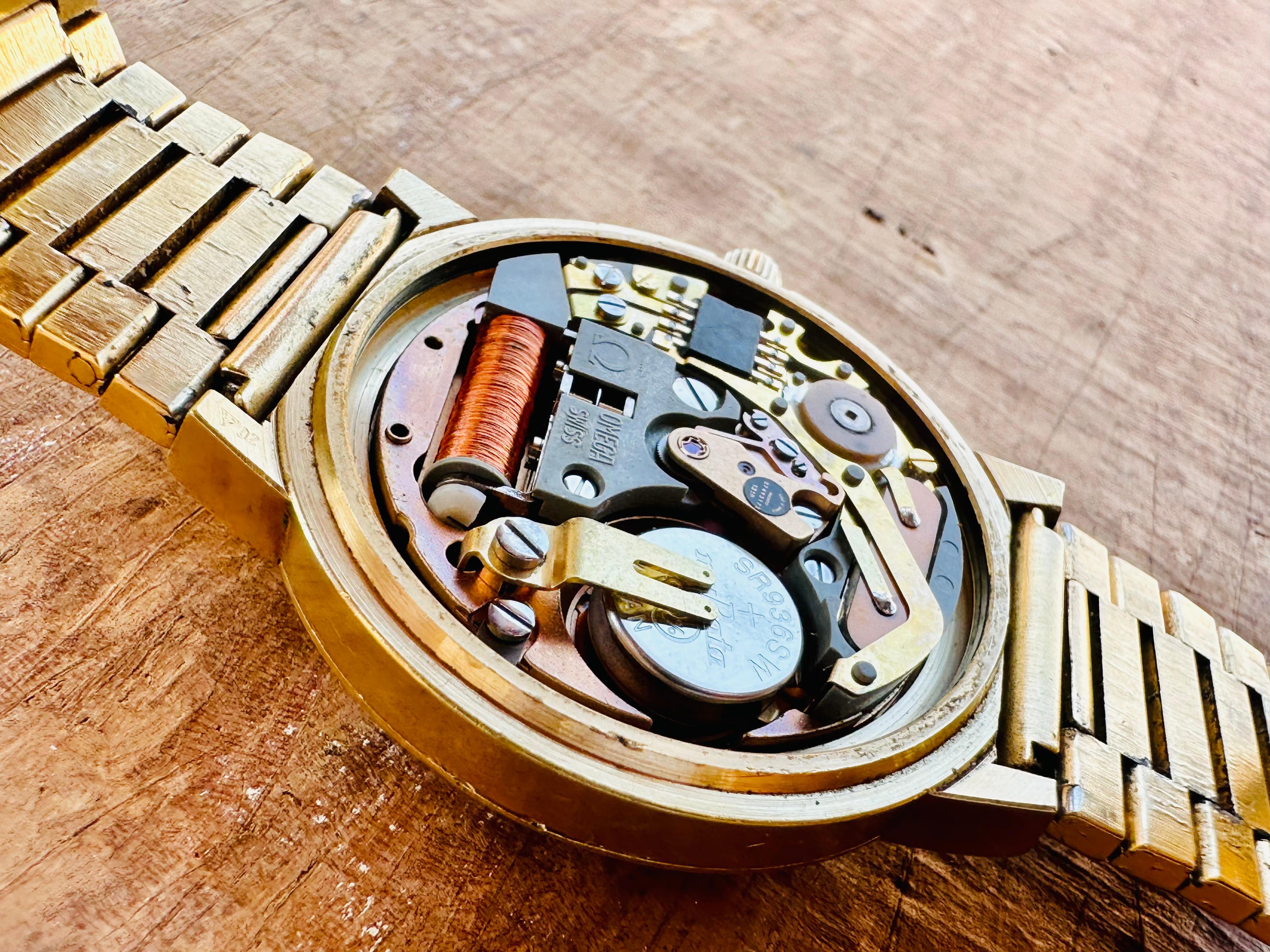 Omega Montre vintage Day Date plaquée or 1960058, années 70 13