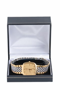 Orologio da polso Omega De Ville vintage in oro e argento