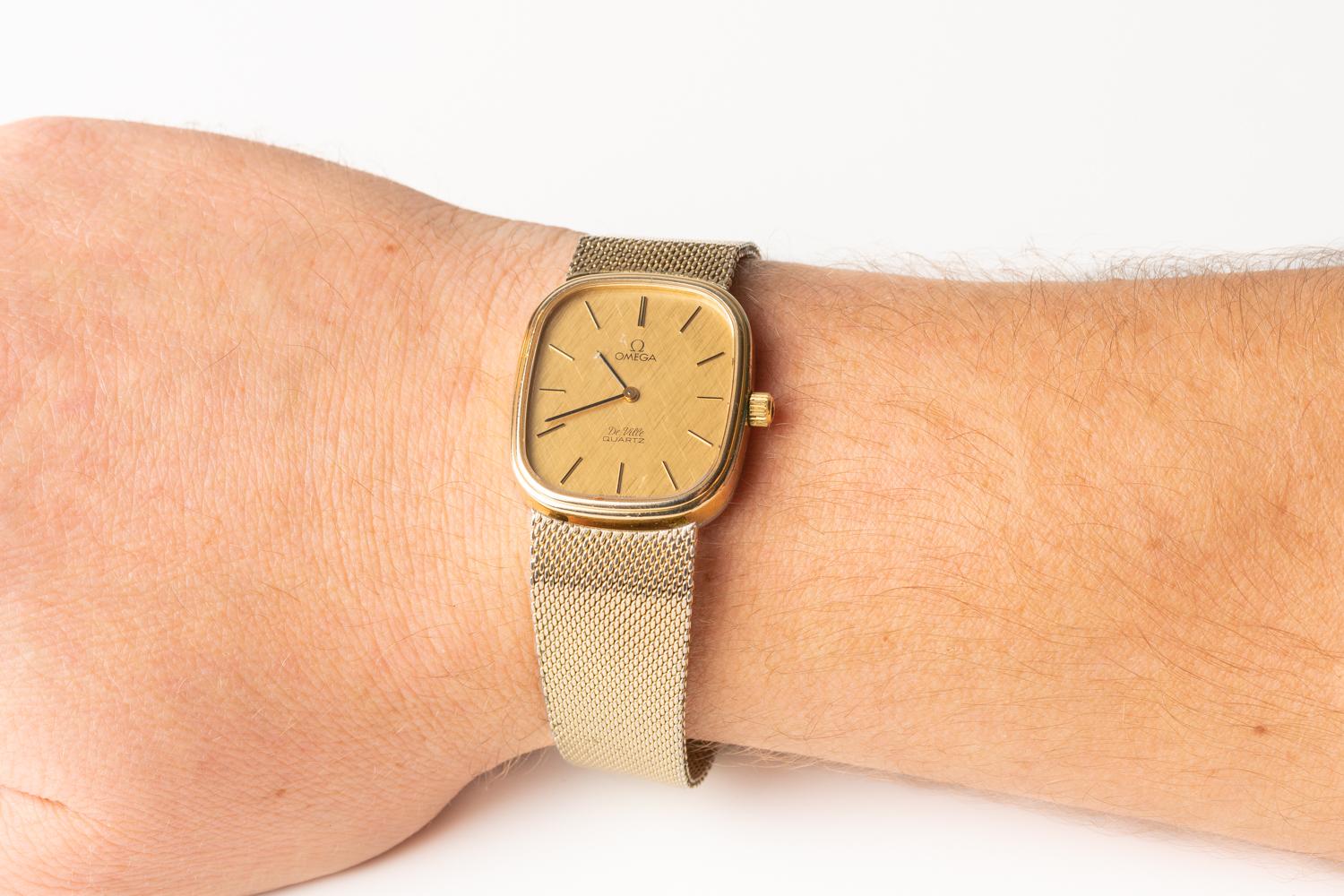 Vintage Omega De Ville Gold Tone Wristwatch 2