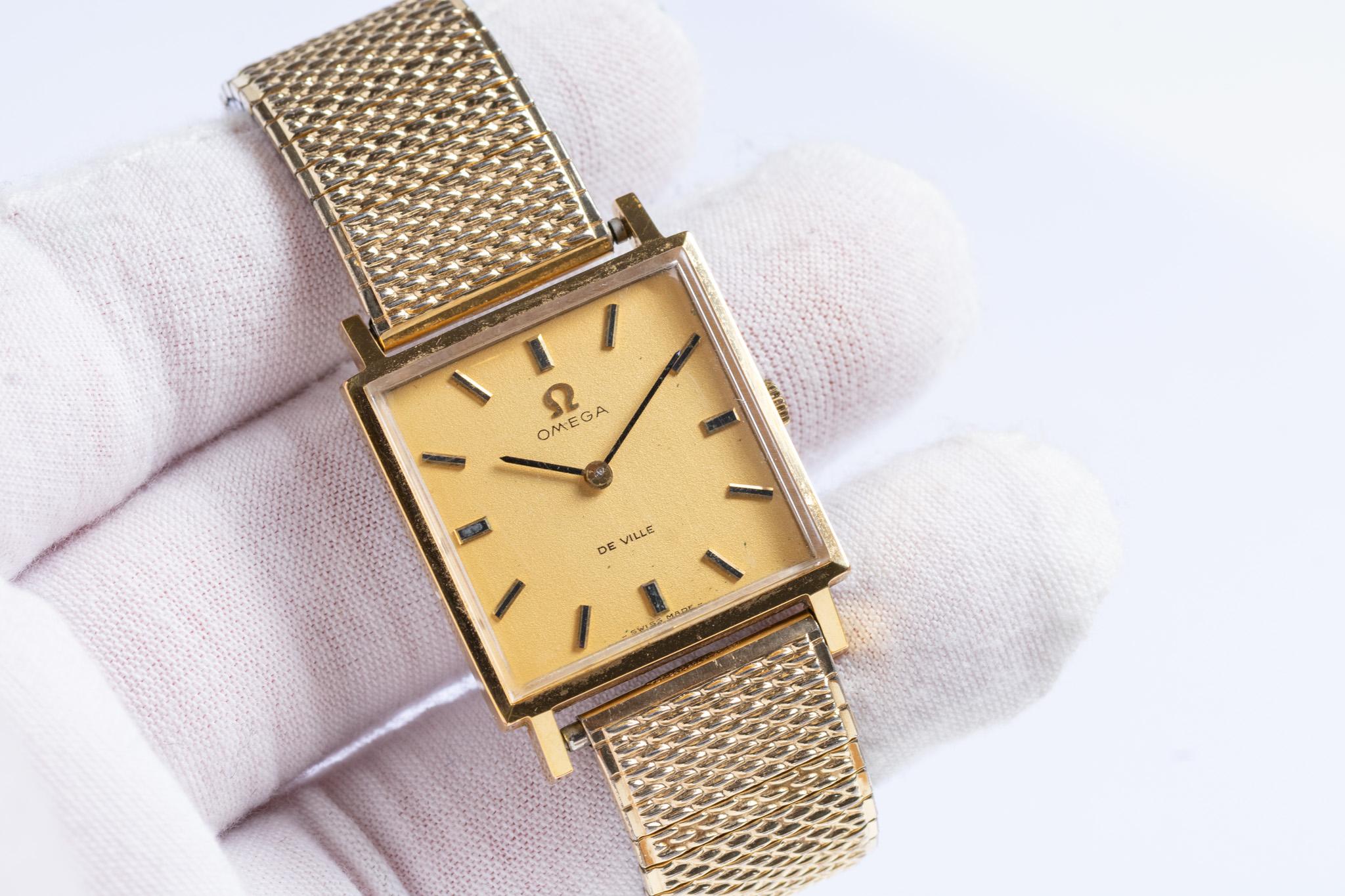 Vintage Omega De Ville Gold Tone Wristwatch For Sale 7