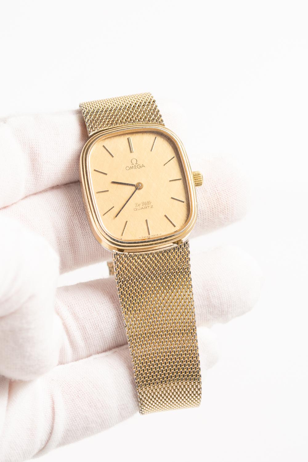 Vintage Omega De Ville Gold Tone Wristwatch 7