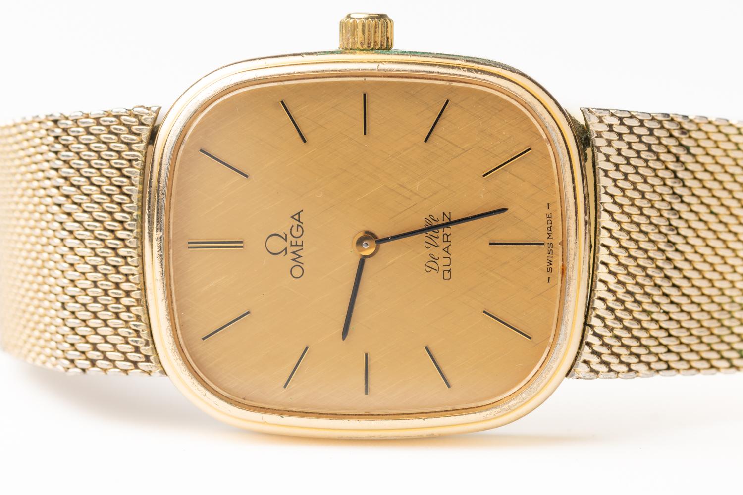 Vintage Omega De Ville Gold Tone Wristwatch Bon état à Portland, England