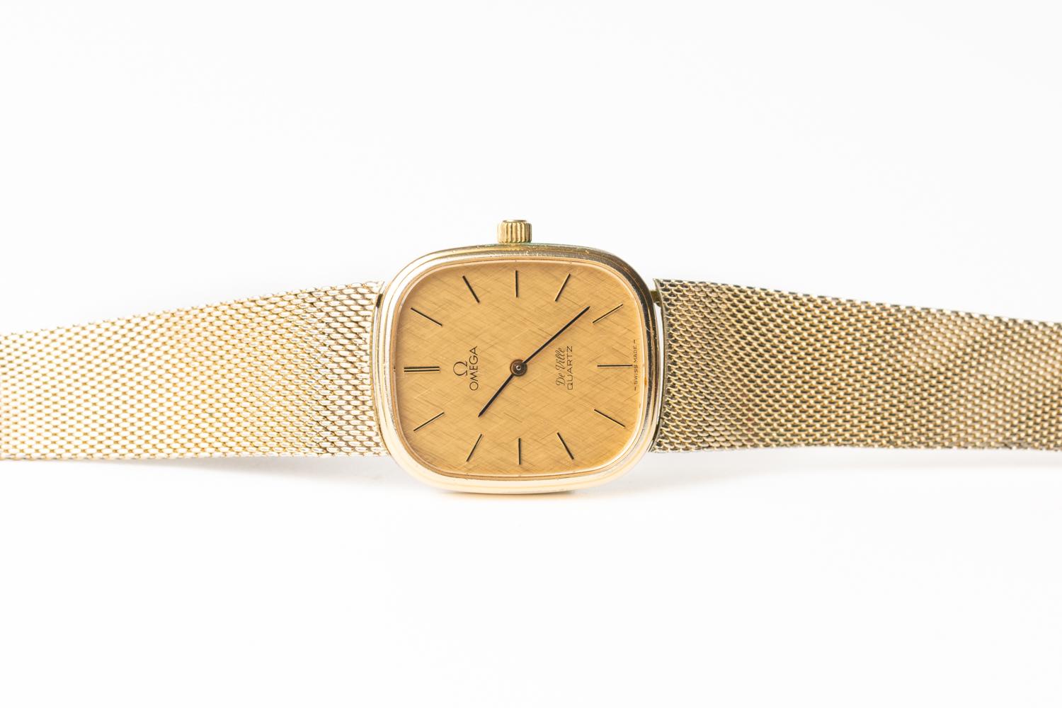 Men's Vintage Omega De Ville Gold Tone Wristwatch