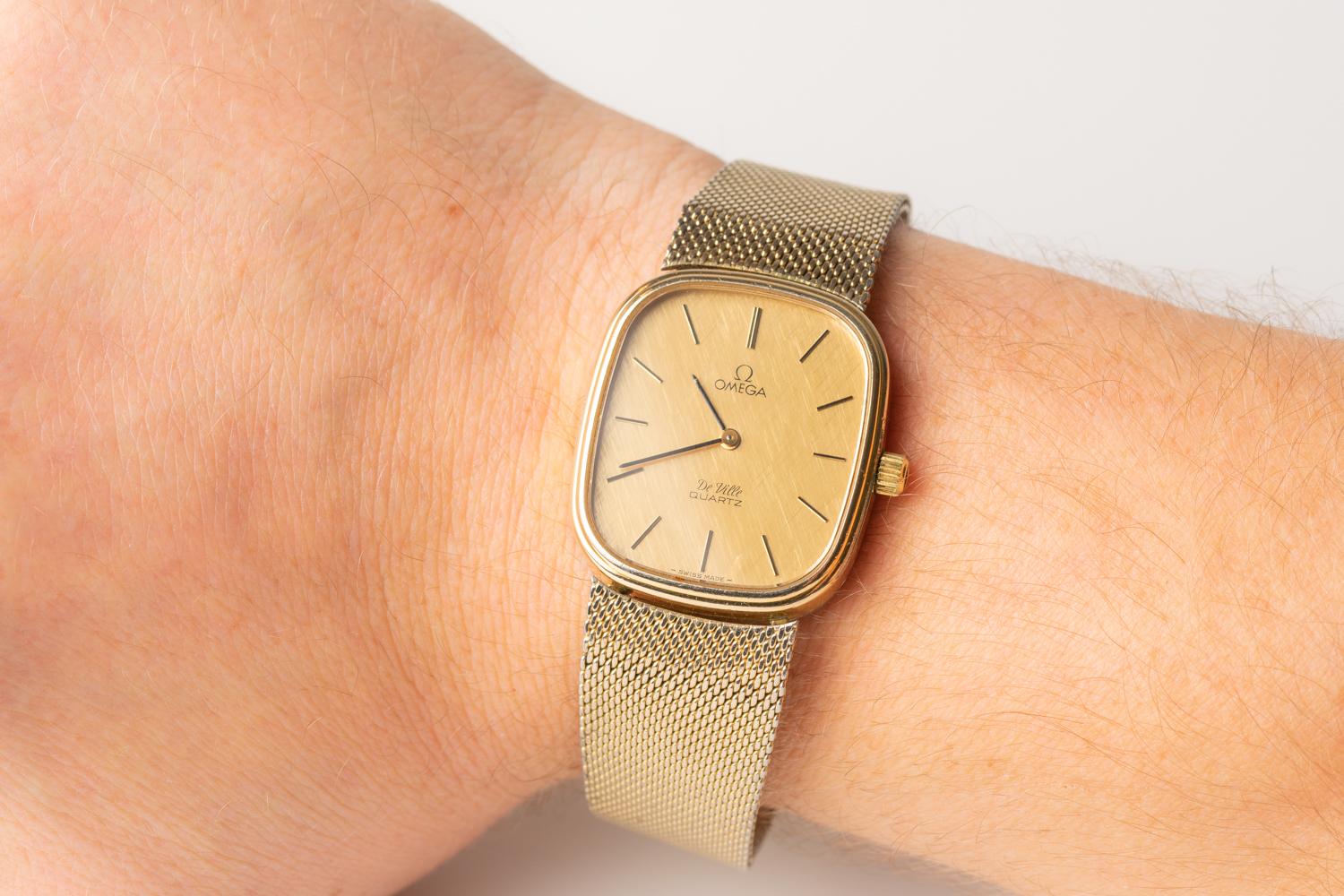 Vintage Omega De Ville Gold Tone Wristwatch 1