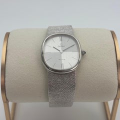 Omega De Ville «Jeux d'Argent» vintage con esfera de cuatro sectores y plata de ley