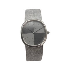 Omega De Ville «Jeux d'Argent» vintage con esfera de cuatro sectores y plata de ley